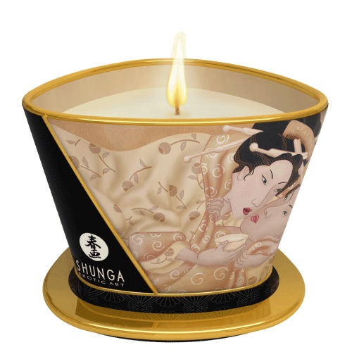 Массажная свеча Vanilla Fetish с ароматом ванили - 170 мл. - Shunga - купить с доставкой в Новосибирске