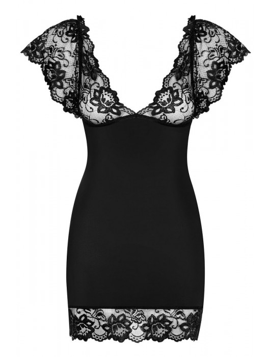 Отделанная нежным кружевом сорочка Imperia - Obsessive купить с доставкой