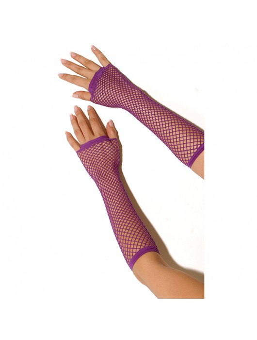 Длинные перчатки в сетку - Electric Lingerie купить с доставкой