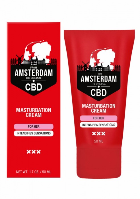 Крем для мастурбации для женщин CBD from Amsterdam Masturbation Cream For Her - 50 мл. - Shots Media BV - купить с доставкой в Новосибирске
