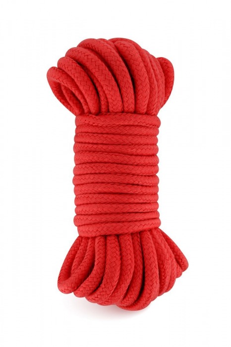 Красная веревка для фиксации - 10 м. - Sweet Caress - купить с доставкой в Новосибирске