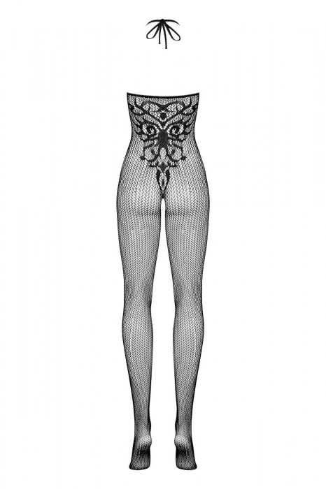 Сетчатый кэтсьюит с ажурным рисунком - Obsessive купить с доставкой