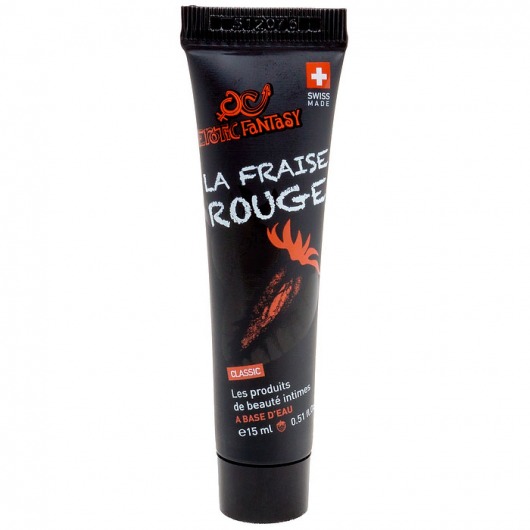 Лубрикант с ароматом клубники Erotic Fantasy La Fraise Rouge - 15 мл. - Erotic Fantasy - купить с доставкой в Новосибирске