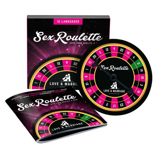 Настольная игра-рулетка Sex Roulette Love   Marriage - Tease&Please - купить с доставкой в Новосибирске