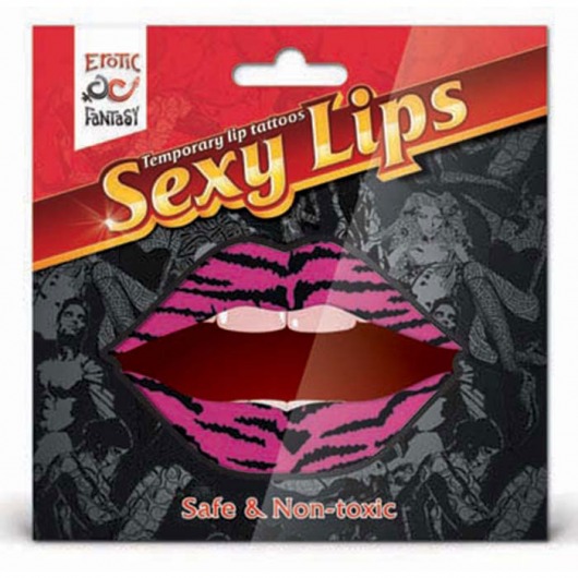Lip Tattoo Тигровый розовый - Erotic Fantasy купить с доставкой