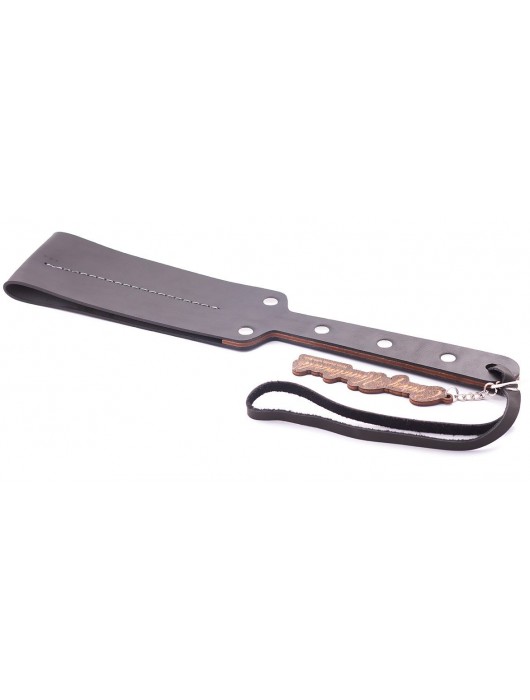 Гладкий мягкий удлиненный пэддл с заклепками - 32 см. - Crazy Handmade - купить с доставкой в Новосибирске