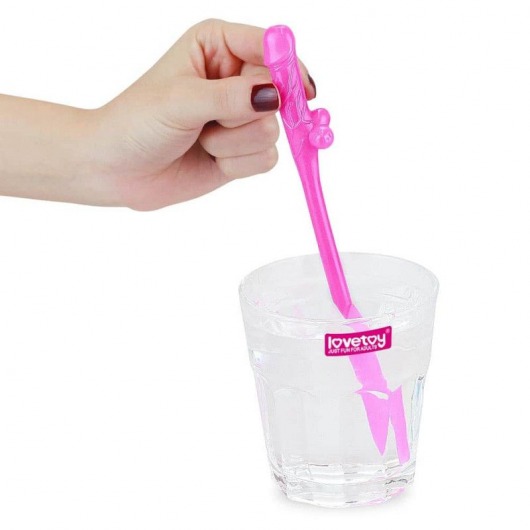 Разноцветные сувенирные коктейльные трубочки с пенисами Original Willy Straws - 9 шт. - Lovetoy - купить с доставкой в Новосибирске