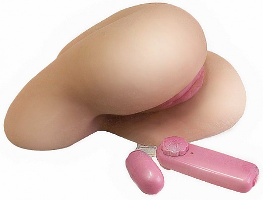 Реалистичная вагина с выносным пультом управления вибрацией - LOVETOY (А-Полимер) - в Новосибирске купить с доставкой