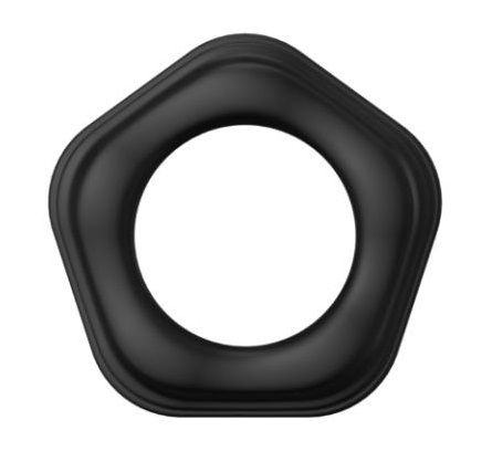 Черное эрекционное кольцо №05 Cock Ring - Erozon - в Новосибирске купить с доставкой