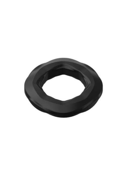 Черные эрекционное кольцо №06 Cock Ring - Erozon - в Новосибирске купить с доставкой