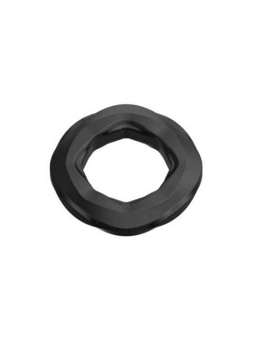Черные эрекционное кольцо №06 Cock Ring - Erozon - в Новосибирске купить с доставкой