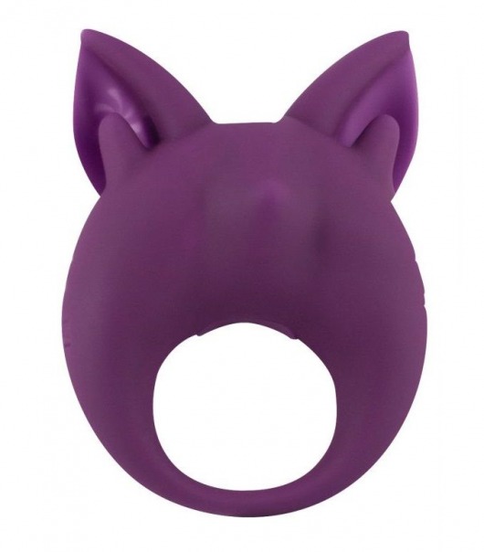 Фиолетовое перезаряжаемое эрекционное кольцо Kitten Kiki - Lola Games - в Новосибирске купить с доставкой