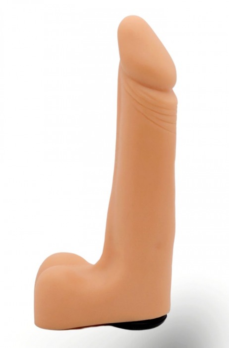 Реалистичный фаллоимитатор на трусиках с плугом - 18,5 см. - LOVETOY (А-Полимер) - купить с доставкой в Новосибирске