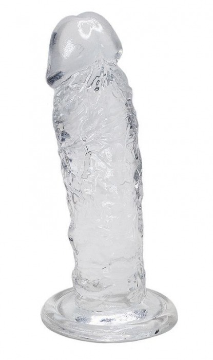 Прозрачный фаллоимитатор на присоске Majestic Jelly Dildo - 14,7 см. - Adrien Lastic