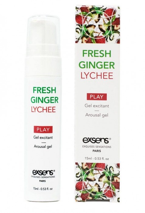 Возбуждающий гель Fresh Ginger Lychee Arousal Gel - 15 мл. - Exsens - купить с доставкой в Новосибирске