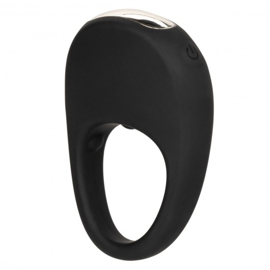 Черное эрекционное виброкольцо Silicone Rechargeable Pleasure Ring - California Exotic Novelties - в Новосибирске купить с доставкой