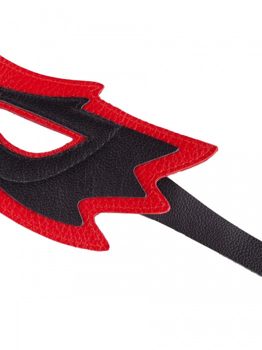 Чёрно-красная маска с прорезями для глаз - Sitabella - купить с доставкой в Новосибирске