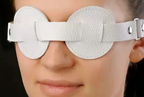 Белая маска-очки - Sitabella - купить с доставкой в Новосибирске