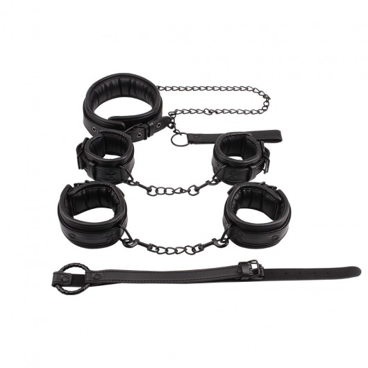 БДСМ-набор из 4 предметов Deluxe Bondage Kit - Chisa - купить с доставкой в Новосибирске