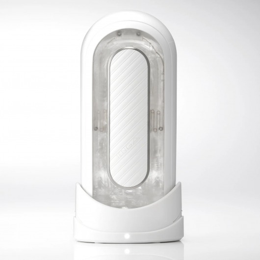 Белый мастурбатор Tenga Flip Zero Gravity с вибрацией - Tenga - в Новосибирске купить с доставкой