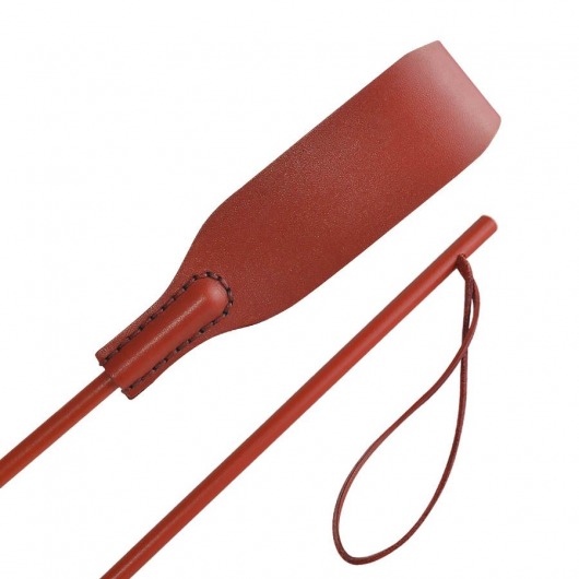 Красный кожаный стек  Флеш  - 58 см. - Sitabella - купить с доставкой в Новосибирске
