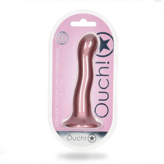 Розовый фаллоимитатор Ultra Soft - 18 см. - Shots Media BV