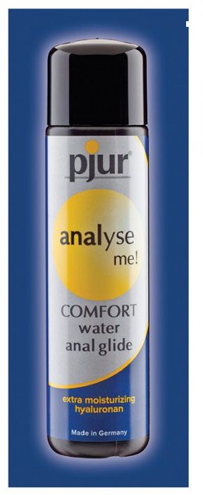 Анальный лубрикант pjur ANALYSE ME Comfort Water Anal Glide - 2 мл. - Pjur - купить с доставкой в Новосибирске