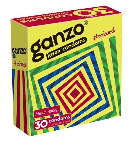 Микс-набор из 30 презервативов Ganzo Mixed - Ganzo - купить с доставкой в Новосибирске