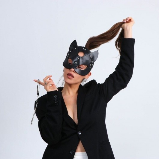 Эротический набор «Твоя кошечка»: маска и наручники - Сима-Ленд - купить с доставкой в Новосибирске