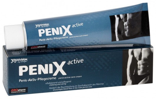 Возбуждающий крем для мужчин PeniX active - 75 мл. - Joy Division - купить с доставкой в Новосибирске