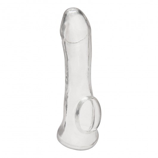 Прозрачная насадка на пенис Transparent Penis Enhancing Sleeve Extension - 15,9 см. - BlueLine - в Новосибирске купить с доставкой