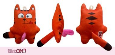 Брелок  Рыжий кот - FlirtOn - купить с доставкой в Новосибирске