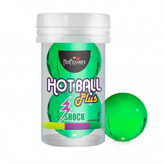 Лубрикант на силиконовой основе Hot Ball Plus с покалывающим эффектом (2 шарика по 3 гр.) - HotFlowers - купить с доставкой в Новосибирске