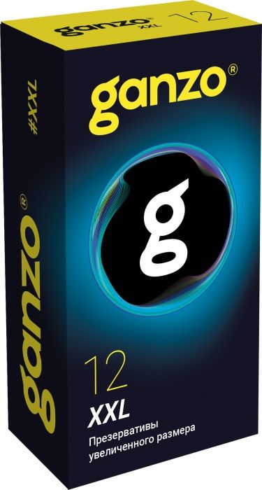 Презервативы увеличенного размера Ganzo XXL - 12 шт. - Ganzo - купить с доставкой в Новосибирске