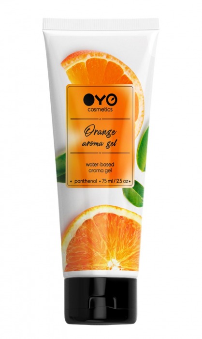 Лубрикант на водной основе OYO Aroma Gel Orange с ароматом апельсина - 75 мл. - OYO - купить с доставкой в Новосибирске