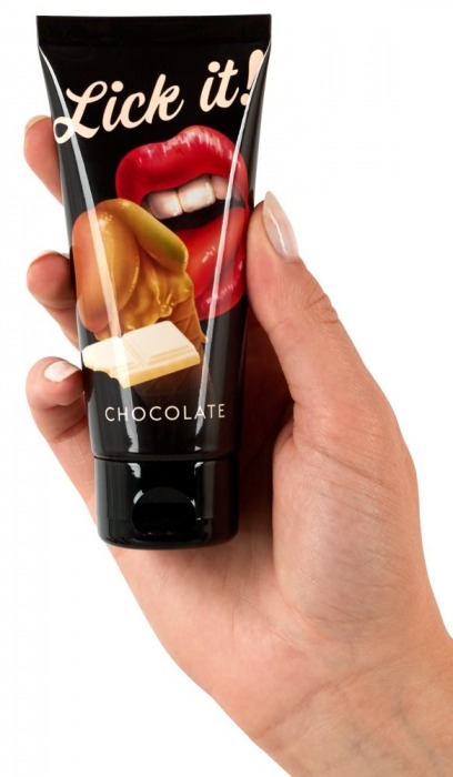 Съедобная смазка Lick It со вкусом белого шоколада - 100 мл. - Orion - купить с доставкой в Новосибирске