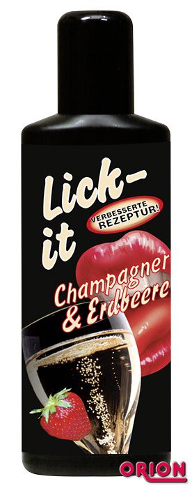 Смазка для орального секса Lick It со вкусом клубники с шампанским - 100 мл. - Orion - купить с доставкой в Новосибирске