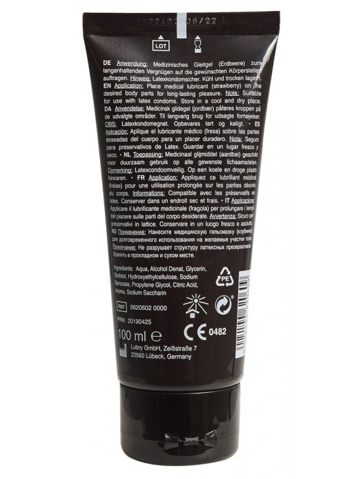 Съедобная смазка Lick It со вкусом клубники - 100 мл. - Orion - купить с доставкой в Новосибирске