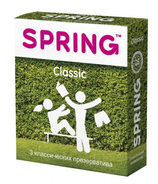 Классические презервативы SPRING CLASSIC - 3 шт. - SPRING - купить с доставкой в Новосибирске