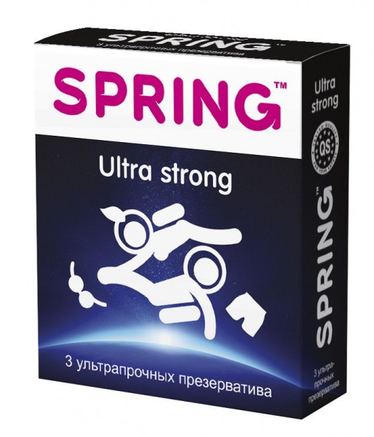 Ультрапрочные презервативы SPRING ULTRA STRONG - 3 шт. - SPRING - купить с доставкой в Новосибирске