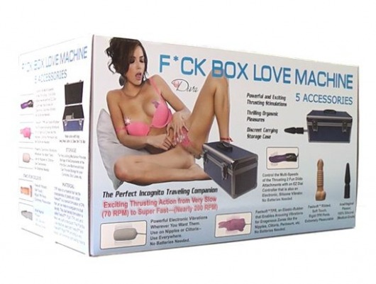 Секс-машина Fuck Box с дополнительными аксессуарами - MyWorld - DIVA - купить с доставкой в Новосибирске