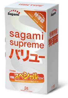 Ультратонкие презервативы Sagami Xtreme SUPERTHIN - 24 шт. - Sagami - купить с доставкой в Новосибирске