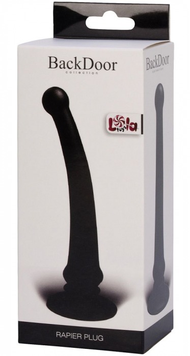Чёрный анальный стимулятор Rapier Plug - 15 см. - Lola Games - купить с доставкой в Новосибирске