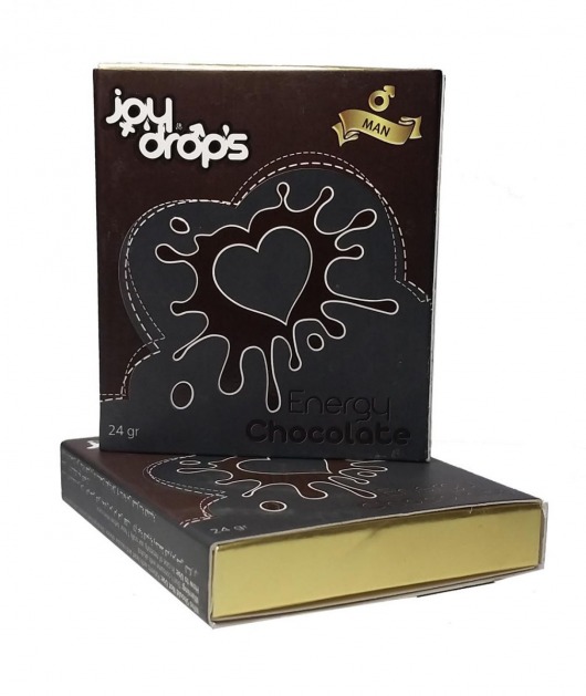 Возбуждающий шоколад для мужчин JoyDrops - 24 гр. - JoyDrops - купить с доставкой в Новосибирске