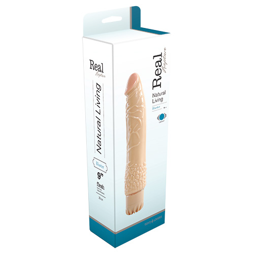 Реалистичный вибратор телесного цвета REALISTIC VIBRATOR REAL RAPTURE BLUSTER - 23 см. - Toyz4lovers