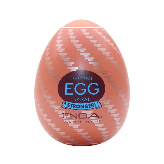 Мастурбатор-яйцо Tenga Egg Spiral - Tenga - в Новосибирске купить с доставкой