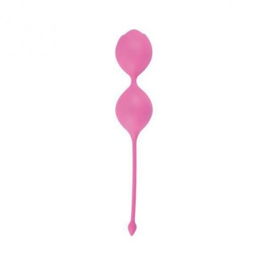 Розовые вагинальные шарики Iwhizz Luna - Lovetoy