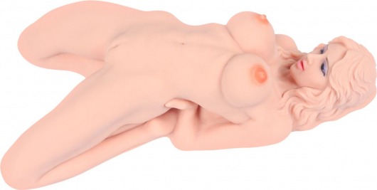 Мастурбатор Veronia с двумя упругими отверстиями для любви без вибрации - KOKOS - в Новосибирске купить с доставкой