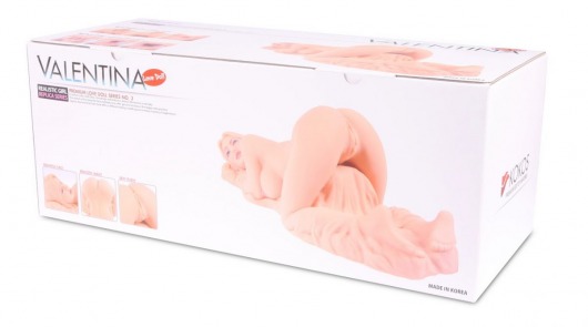 Мастурбатор Valentina в виде девушки на простыне - KOKOS - в Новосибирске купить с доставкой