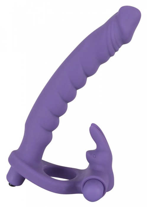 Фиолетовая насадка на пенис для анальной стимуляции партнёрши - Orion - в Новосибирске купить с доставкой